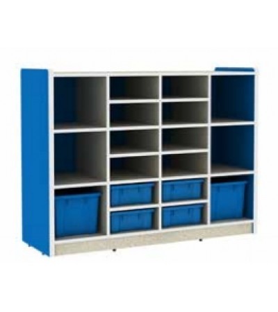 وحدة تخزين 18 فتحة أزرق - أساسي