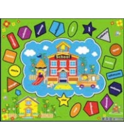 سجادة القفز على الاشكال الهندسية