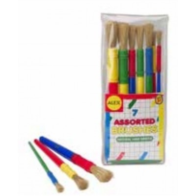 مجموعة فرشات الالوان - 7 مقاسات مختلفة