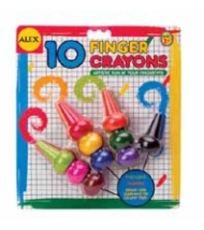 طقم اصابع الشمع 10 قطع