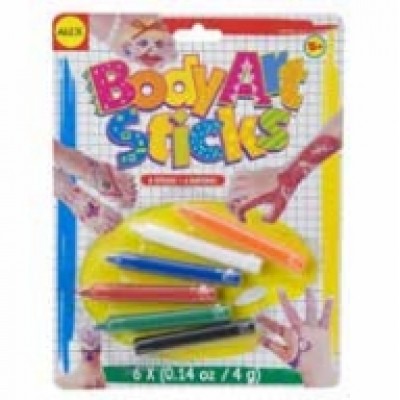 اقلام التلوين على الجسم  6 الوان