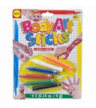 اقلام التلوين على الجسم  6 الوان