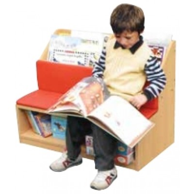 مقعد المكتبة مع أرفف كتب مقعد المكتبة مع أرفف كتب