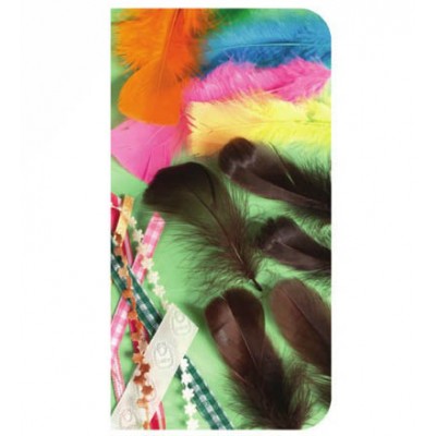 الريش الملون