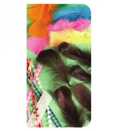 الريش الملون