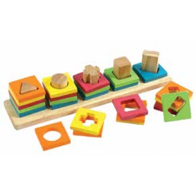 لوحة ترتيب الاشكال والالوان