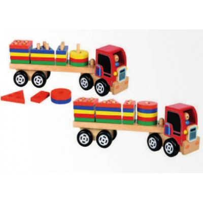 شاحنة ترتيب الاشكال الملونة