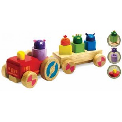 شاحنة الاشكال وحيوانات المزرعة