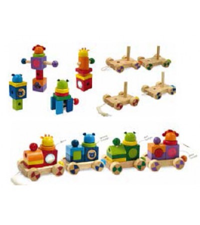 قطار حيوانات الغابة متعدد الانشطة