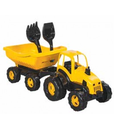 شاحنة مع مقطورة