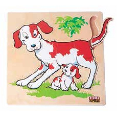 الحيوانات وصغارها - الكلب