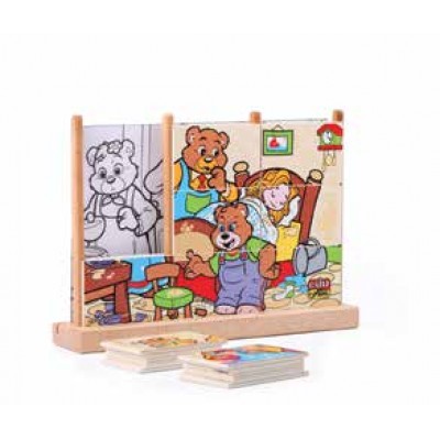 القصص والحكايات - قصة جولديلوكس والدبب الثلاثة