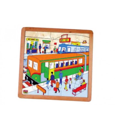 العاب تركيب وسائل النقل - محطة القطار