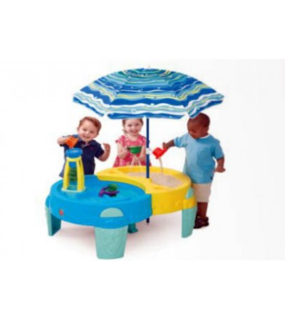 طاولة العاب الرمل والماء الملونة