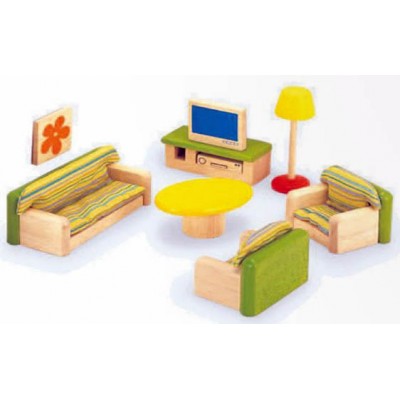 اثاث بيت الدمى - غرفة المعيشة