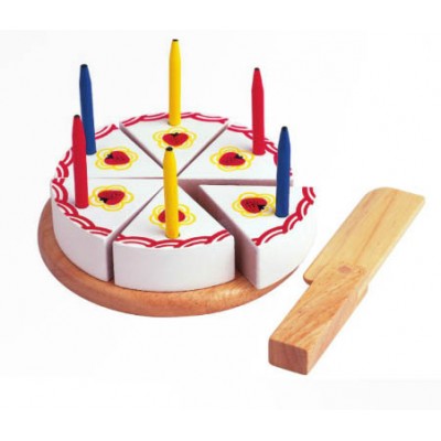 قالب الكيك مع شموع