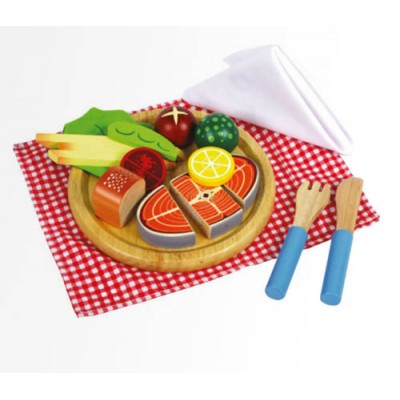 وجبة سمك السلمون