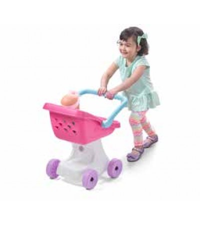 عربة الطفل البلاستيكية