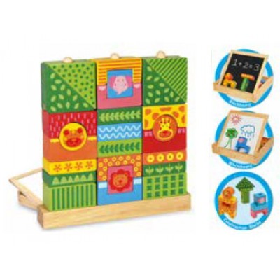 منصة المكعبات الملونة - الفيل منصة المكعبات الملونة - الفيل