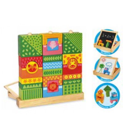 منصة المكعبات الملونة - الفيل