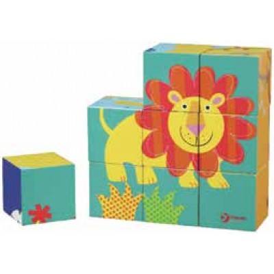 بزل المكعبات - حيوانات برية بزل المكعبات - حيوانات برية