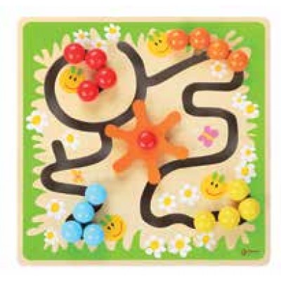 لعبة اليرقة لإيجاد المسار