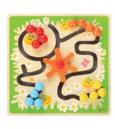 لعبة اليرقة لإيجاد المسار