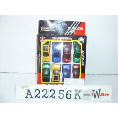 F/W DIE CAST CAR 8PCS/ W/B