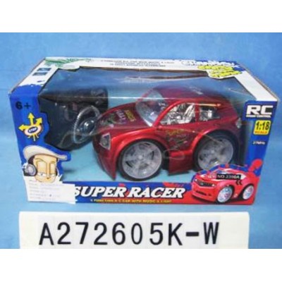 4 FUNC R/C CAR WLIGHT IN THE WHEEL    W.B.