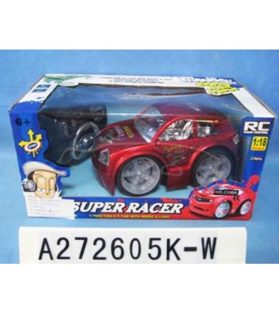 4 FUNC R/C CAR WLIGHT IN THE WHEEL    W.B.