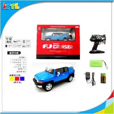 R/C 4 FUN TOYOTA CAR W/LIGHT&3 PIN CHARGER 3 CLRS MIX W.BX