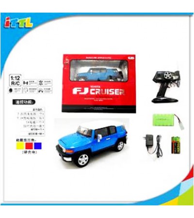 R/C 4 FUN TOYOTA CAR W/LIGHT&3 PIN CHARGER 3 CLRS MIX W.BX