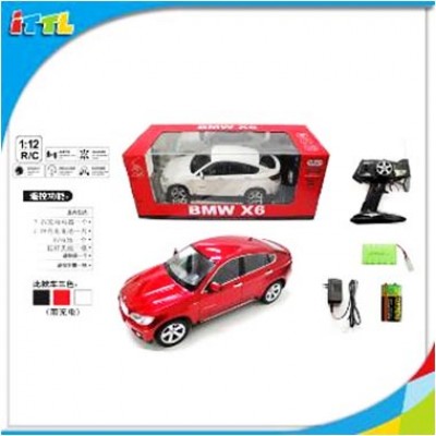 1:12 R/C BMW X6 CAR,W/LIGHT&3 PIN CHARGER,BATTERIES,BLACK BOX WB