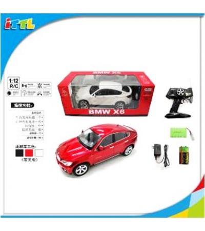 1:12 R/C BMW X6 CAR,W/LIGHT&3 PIN CHARGER,BATTERIES,BLACK BOX WB