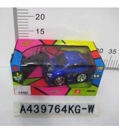 4 FUN CARTOON R/C CAR W/3PIN CHARGER, 3COLS MIX WB