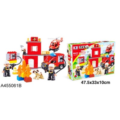 72 PCS FIRE ENGINE BLOCK CAR P.BX