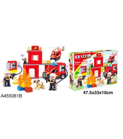 72 PCS FIRE ENGINE BLOCK CAR P.BX