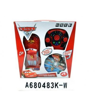 CARS 2 R/C 4CH CAR W/CD W.BX