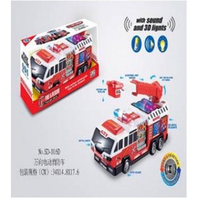 B/O FIRE RESCUE CAR,W/3D LIGHT&MUSIC,T.BOX