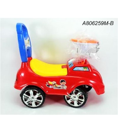 SLINGER CAR W/LIGTH&MUSIC RED/BLUE P.B