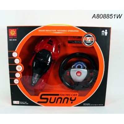 4 FUNT 1:16 R/C CAR,W/LIGHT,2 COLOR,W/CHARGER,W.BX