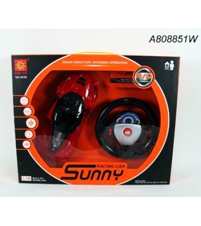 4 FUNT 1:16 R/C CAR,W/LIGHT,2 COLOR,W/CHARGER,W.BX