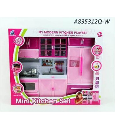 KITCHEN SET W/SOUND LIGHT T.BOX
