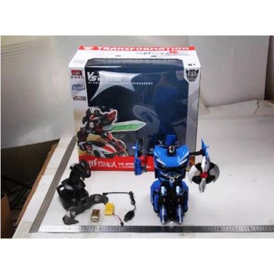 1:14 4 FUNT R/C TRANSFORMER CAR, 2.4G, W/LIGHT & USB, W.BX