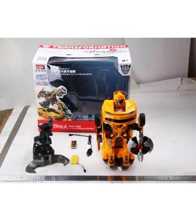 1:14 4 FUNT R/C CHEVROLET TRANSFORMER CAR, 2.4G, W/LIGHT & USB CHARGER, W.BX