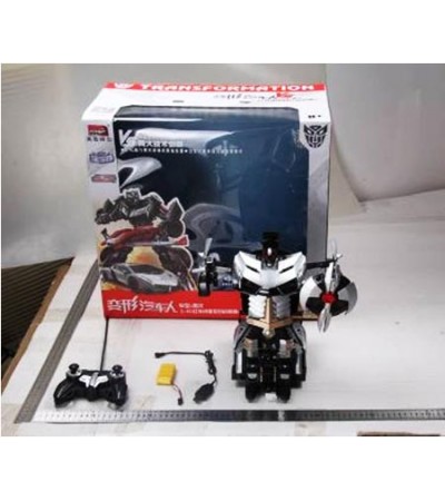 1:14 4 FUNT R/C TRANSFORMER CAR, W/LIGHT&USB, ENGLISH BOX ,W.BX