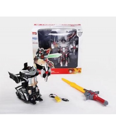 1:14 4 FUNT R/C TRANSFORMER CAR,2.4G,W/LIGHT&&SOUND&USB,WB