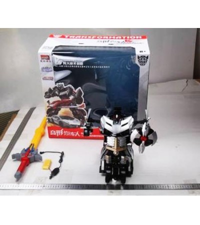 1:22 4 FUNT R/C TRANSFORMER CAR, 2.4G,W/LIGHT&SOOUND&CHARGER, W.BX