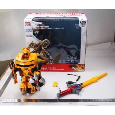 1:22 4 FUNT R/C TRANSFORMER CAR, 2.4G,W/LIGHT&SOOUND&CHARGER, W.BX